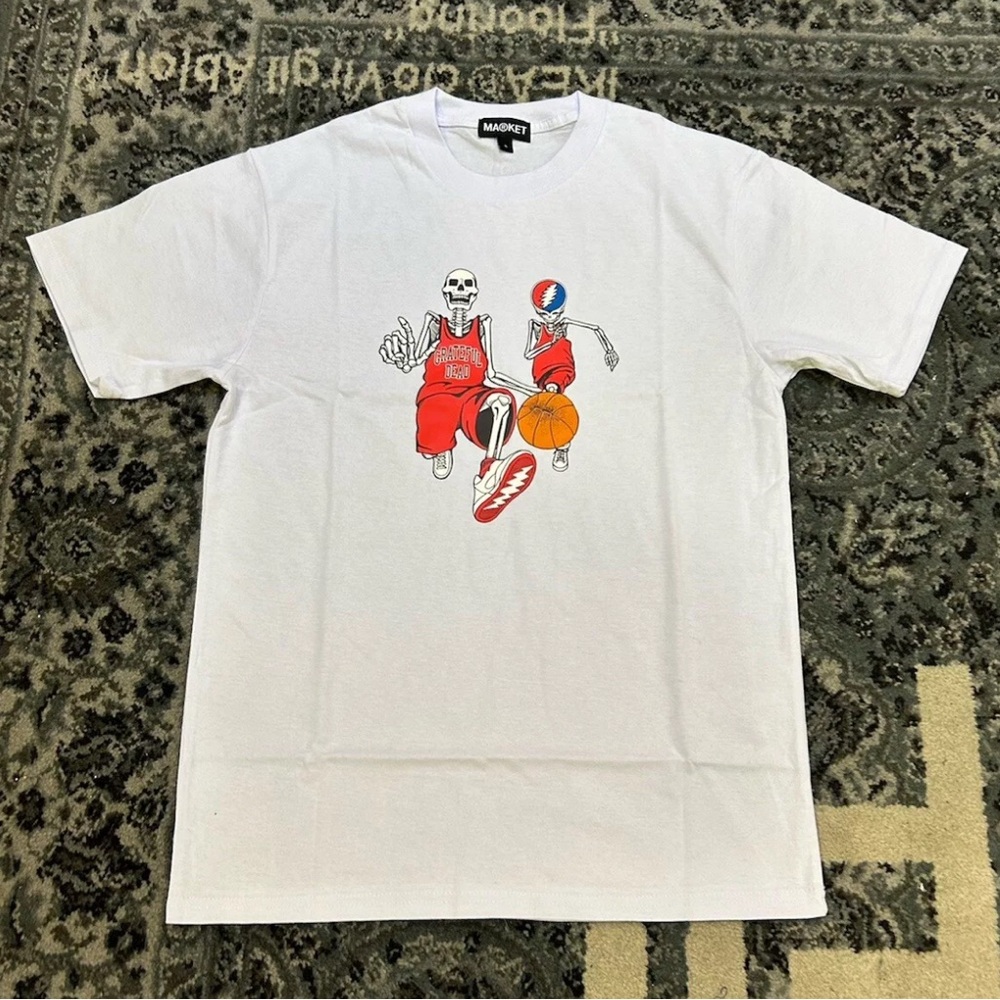 Mens Market Studios x Grateful Dead Basket Tee - Medium